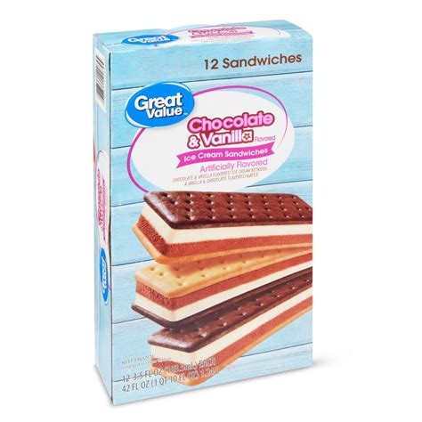 Great Value 12 Pack Ice Cream Sandwiches JUST $0.50! RUNNNNN! – Glitchndealz