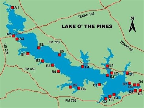 Lake Map Of Texas - New Jersey Map