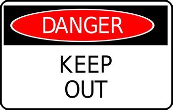 Free danger-keep-out-sign Clipart - Free Clipart Graphics, Images and Photos. Public Domain Clipart.