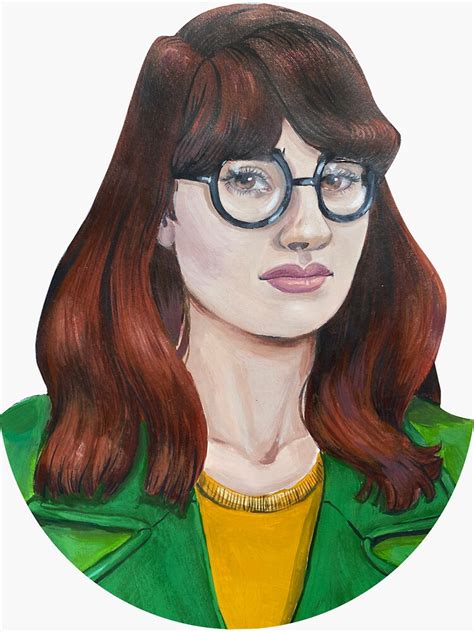 "Daria Fan art" Sticker for Sale by 3Brunhilda | Redbubble