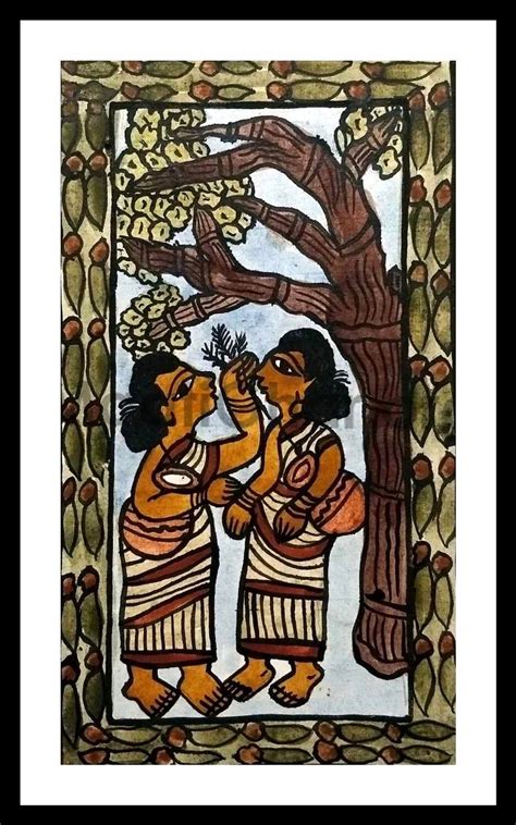 Paitkar tribal folk paintings of Jharkhand – The Cultural Heritage of India