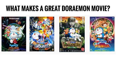 Recipe for a great Doraemon movie (Click to read more) : r/Doraemon