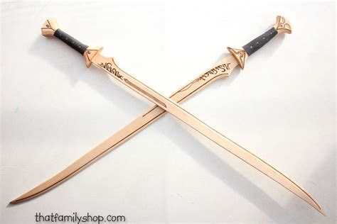 Icingdeath & Twinkle -- Wooden Cosplay Drizzt Do'Urden's Scimitar from ...