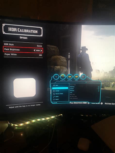 Odyssey G7 on Ps5. Struggling with HDR settings. I can't seem to get the Rockstar logo to appear ...