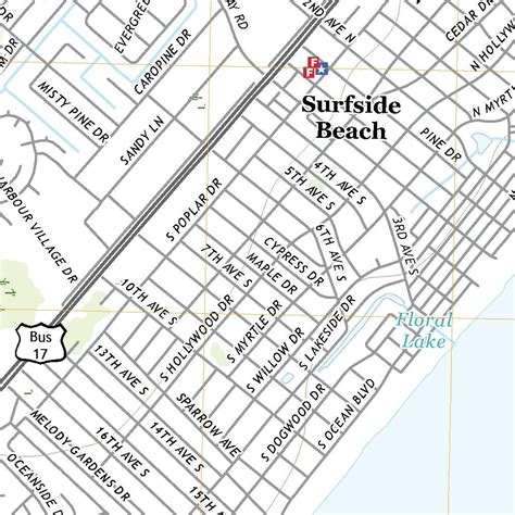 Surfside Beach, SC (2020, 24000-Scale) Map by United States Geological Survey | Avenza Maps