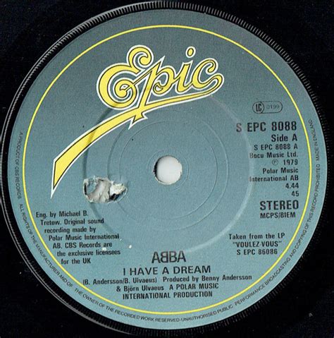 ABBA – I Have A Dream (1979, Vinyl) - Discogs