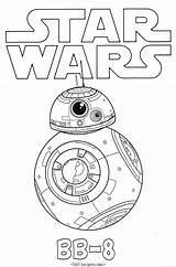Star Wars The Force Awakens BB 8 coloring Pages  Free Kids Coloring Page sketch template