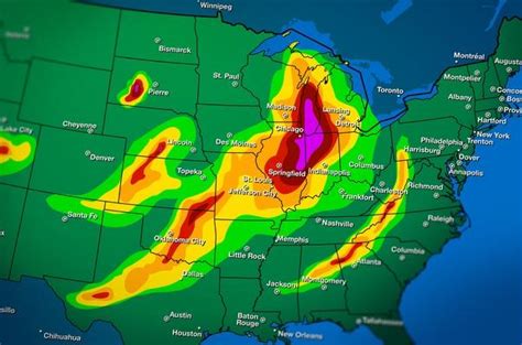 Severe Weather Map Forecast | Weather | Social Studies | Image | PBS ...