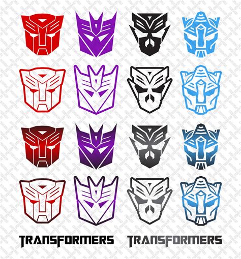 Transformers Vector Logos/icons autobot, Decepticon, Mercenaries, Wreckers ai, Svg, Eps, Pdf ...