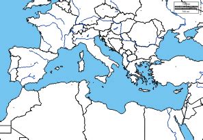 Mediterranean Sea: Free maps, free blank maps, free outline maps, free ...