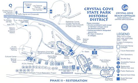 Crystal Cove State Park Map