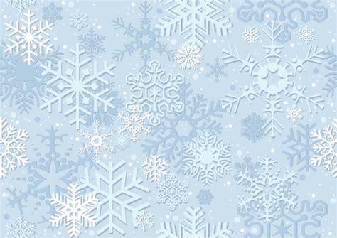 Premium Vector | Lightblue christmas wrapping paper or background with snowflakes