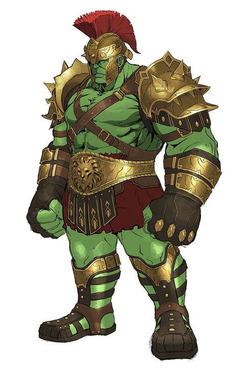 Hulk Gladiator Costume Art - Marvel vs. Capcom: Infinite Art Gallery