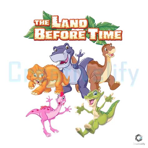 Land Before Time Cartoon Characters PNG - CreativeLify