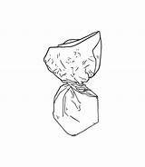 Premium Vector  Candy wrapper Sweet Dessert Food Doodle Linear Cartoon sketch template