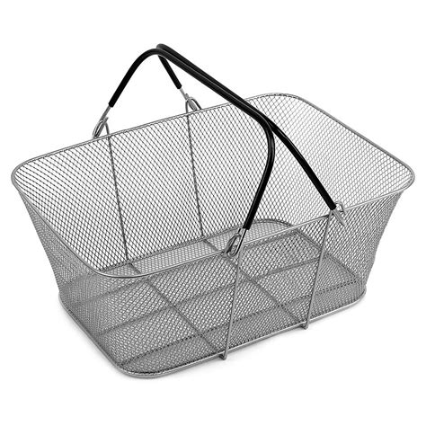 Shopcrate Mesh Basket In Silver in 2020 | Fabric storage bins, Storage baskets, Fabric storage ...