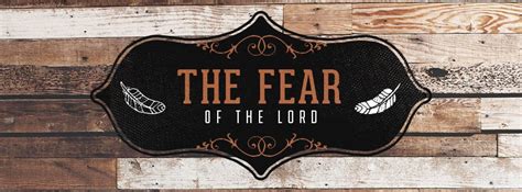 The Fear of the Lord – Church Sermon Series Ideas