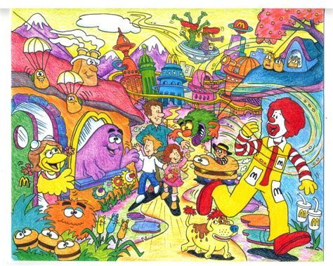 Mcdonalds Characters Fry Guys : "Hoppin' For Fries" 1987. with Ronald ...