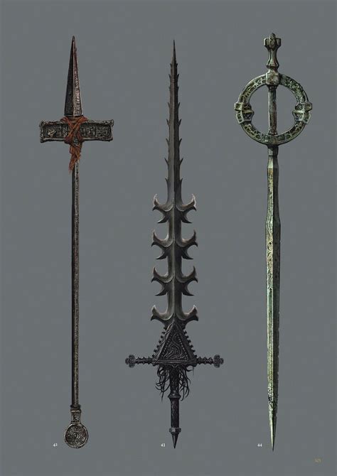 Dark Souls 3 Concept Art - Weapon Concept Art | Dark souls artwork ...