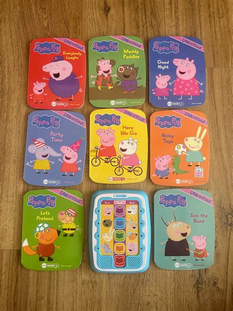 Peppa Pig Sound Book Set / Baby Toddler Reader Story Books / Look & Find / Not Fisher Price Leap ...