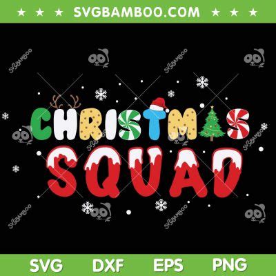 Christmas Squad 2022 SVG, Family Christmas Squad SVG