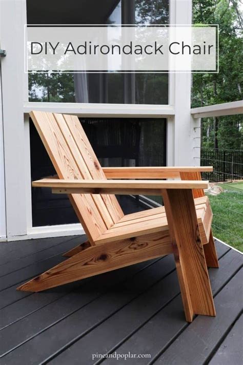 How to Build a DIY Adirondack Chair (Modern Design)