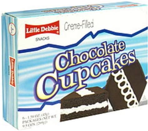 Little Debbie Chocolate Cupcakes - 6 ea, Nutrition Information | Innit