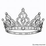 Tiara Coloring Pages  Free & Printable sketch template