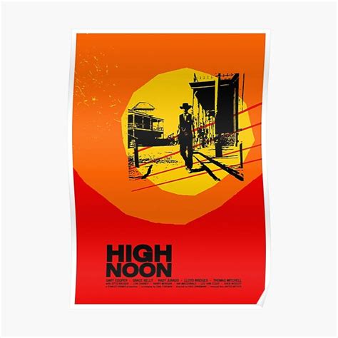 "High Noon (1952) - Movie poster design" Poster for Sale by jackbooks | Redbubble