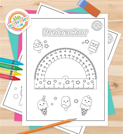 Printable Protractor Coloring Pages for Kids | Kids Activities Blog