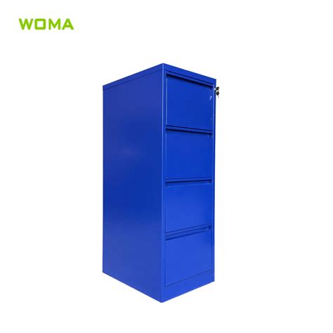 Office Narrow Side Metal 4 Drawer Vertical Filing Cabinet - Buy 4 ...