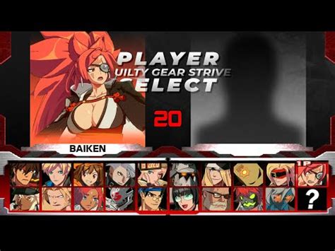 Baiken Matchup Tier List for Guilty Gear Strive. - YouTube