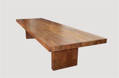 Modern Teak Dining Table AG32M - Andrianna Shamaris