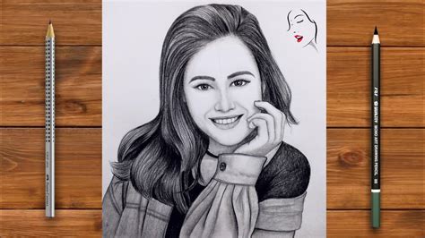 Discover 80+ sketch of happy girl latest - seven.edu.vn