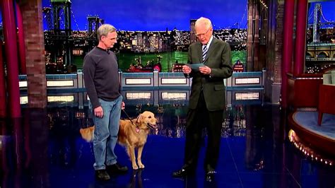 David Letterman Stupid Pet Tricks Dog Lifts Tennis Ball with Paws HD ...