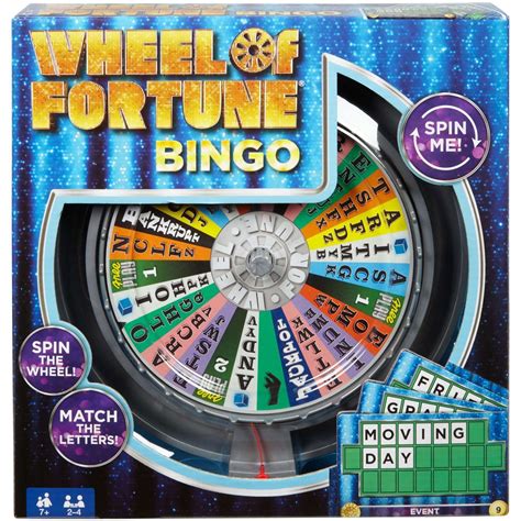 Wheel of Fortune Bingo Game for 2-4 Players Ages 7Y+ - Walmart.com