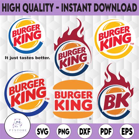 Burger King Logo Bundle SVG, Logo bundle svg, Instant Downlo | Inspire ...