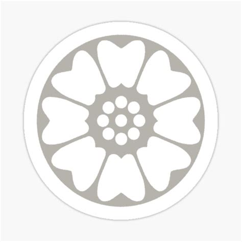 "White Lotus Symbol" Sticker by AirbenderRB | Redbubble