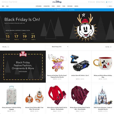 Disney Store Black Friday Ad 2017