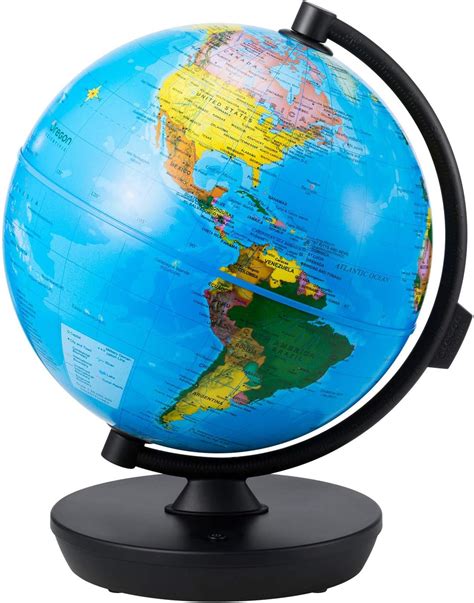 Globe 3 in 1 Illuminated Smart World Globe with Built-in Augmented Reality Technology, Earth by ...