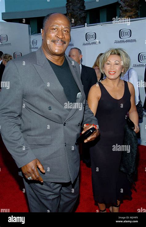 John Amos and wife arriving at the TV Land Awards, A Celebration of ...