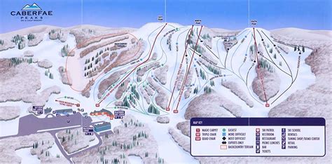 Caberfae Peaks Ski Area Trail Map