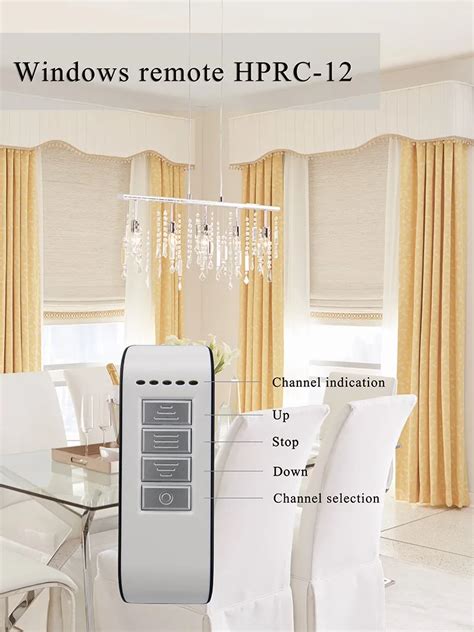 Motorised Roller Blinds Remote Control 5 Ch Hprc-12 - Buy Motorised Roller Blinds Remote Control ...