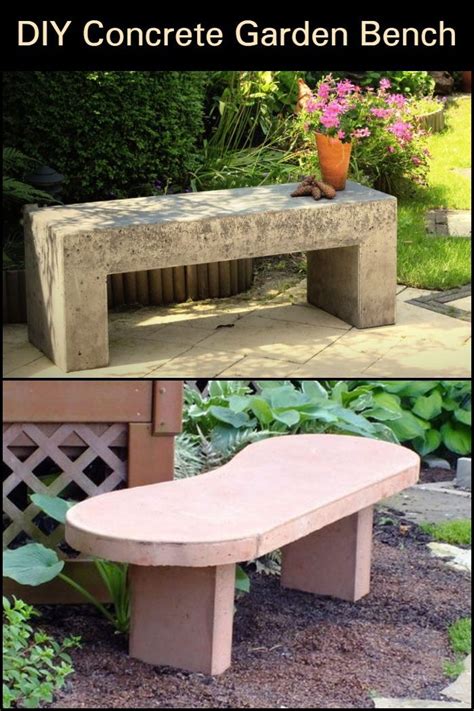 How to build a concrete garden bench – DIY projects for everyone ...