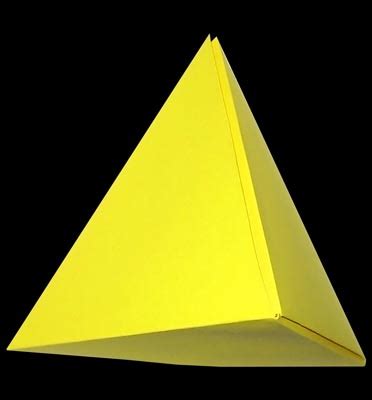 Tetrahedron – Mathematical Origami – Mathigon