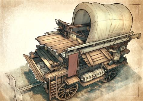 ArtStation - D&D Carriage Mounted Ballista