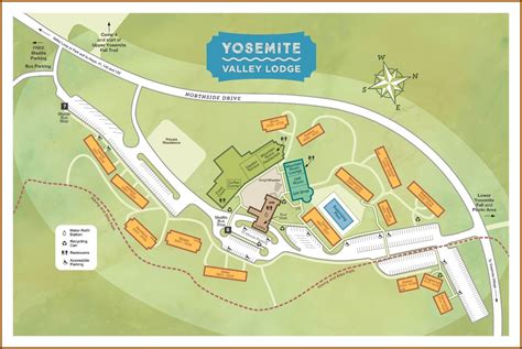 Map Of Yosemite Hotels - map : Resume Examples #P32E5bdb2J