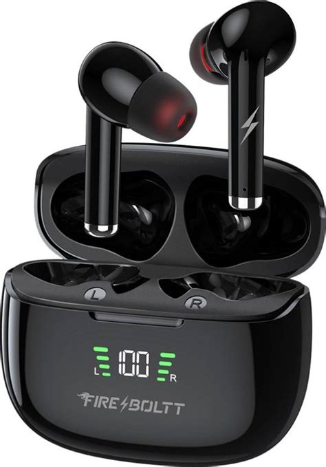 Fire-Boltt Fire Pods Rythm ANC ENC Earbuds TWS, 50H playtime, Digital LED Battery Indicator ...