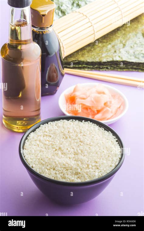 The sushi ingredients Stock Photo - Alamy