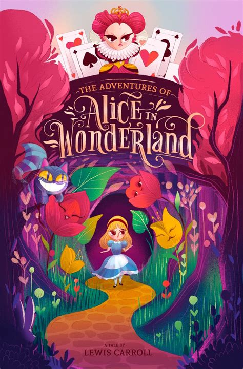 Alice in wonderland book cover on Behance | Alice in wonderland ...